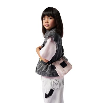 Girls Pink Logo Handbag