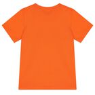 Boys Orange Logo T-Shirt, 1, hi-res