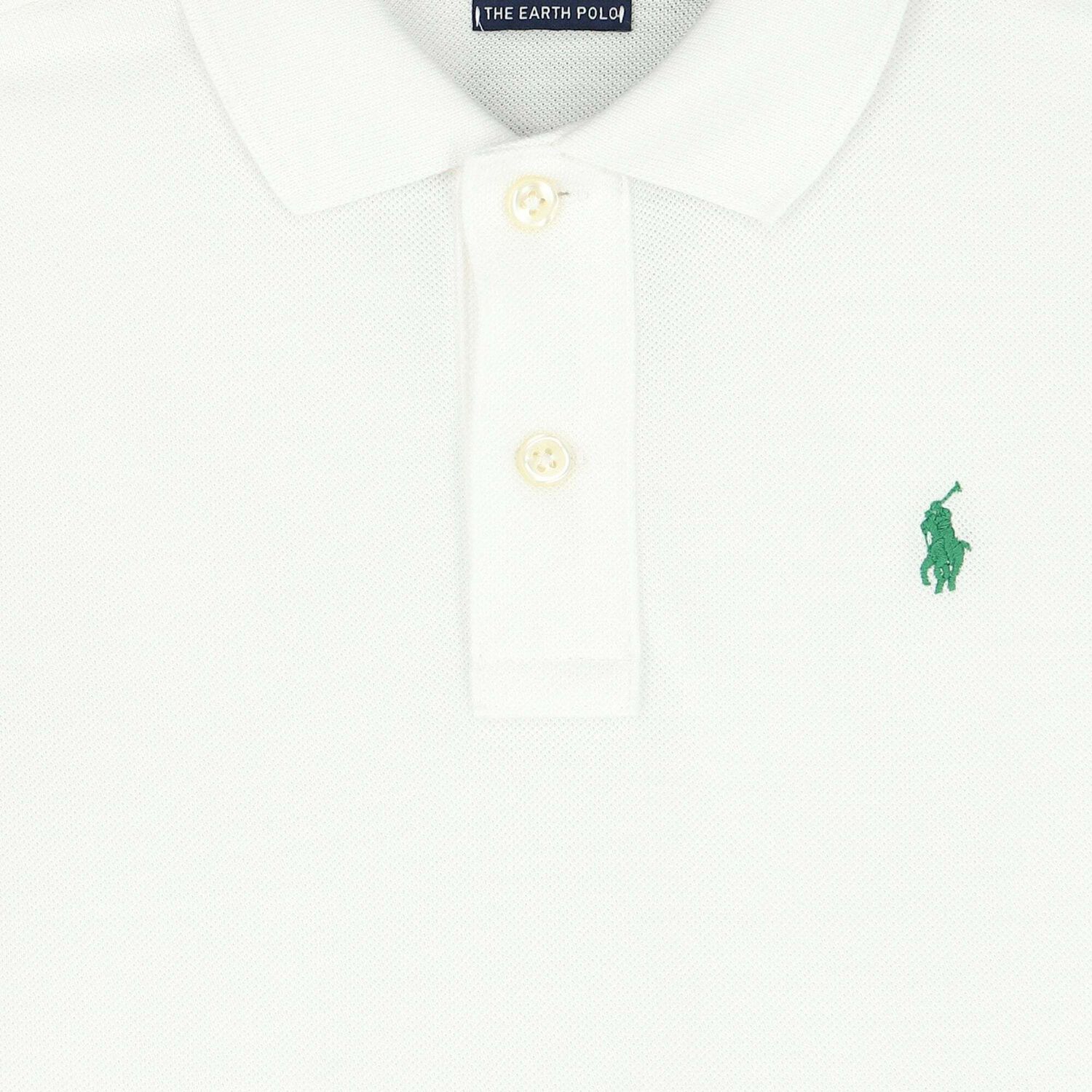 Boys White Logo Polo Shirt, 5, hi-res