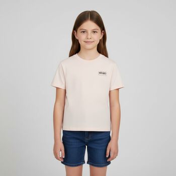 Girls Pink Logo T-Shirt