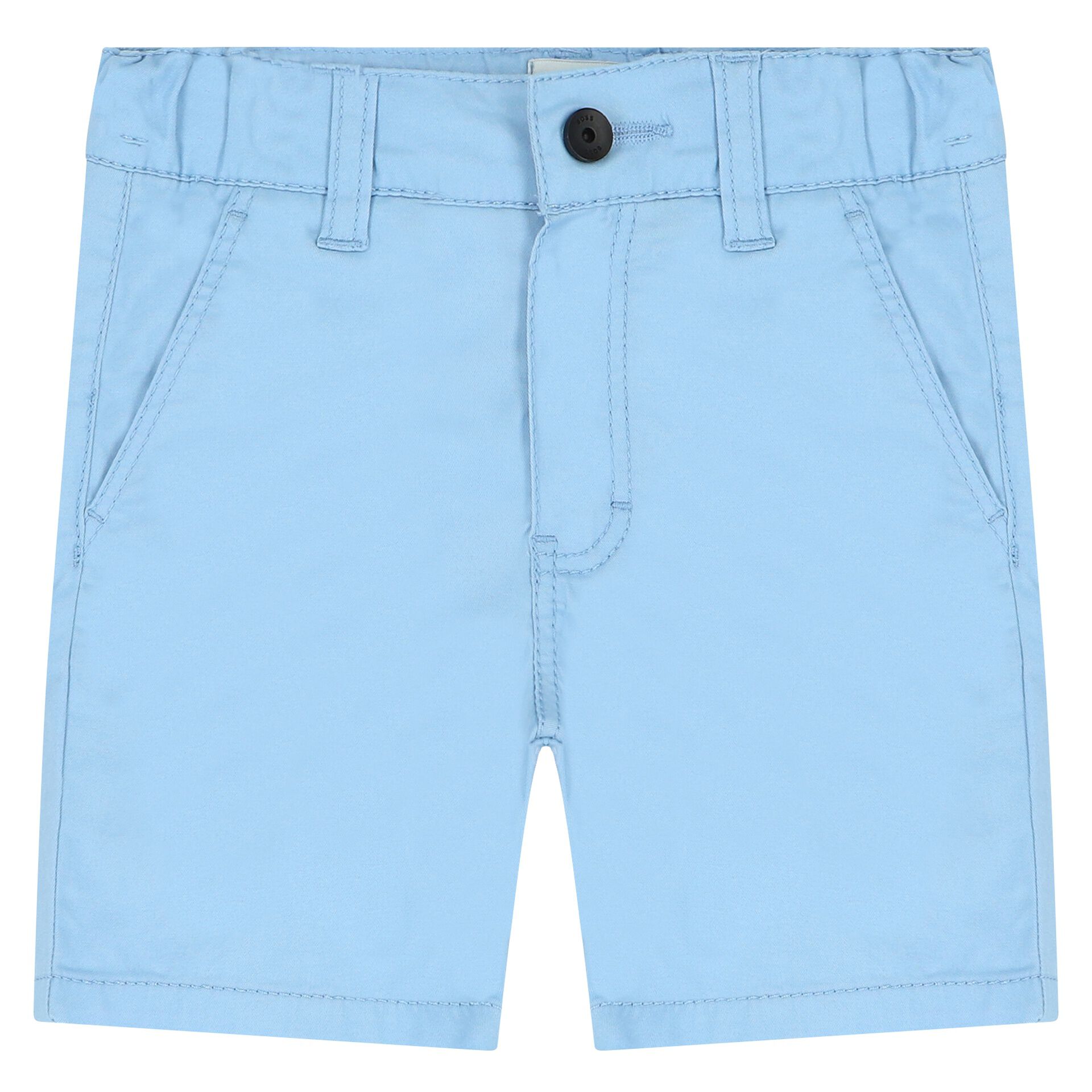BOSS Younger Boys Blue Cotton Shorts Junior Couture