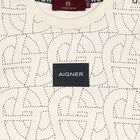 Younger Boys Beige Logo T-Shirt, 2, hi-res