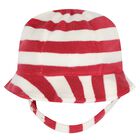 Baby Girls Ivory & Red Striped Dress Set, 1, hi-res