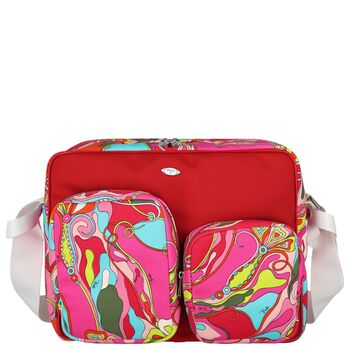 Red & Pink Orchidee Baby Changing Bag ( 40CM )