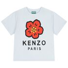 Blue Boke Flower T-Shirt, 2, hi-res
