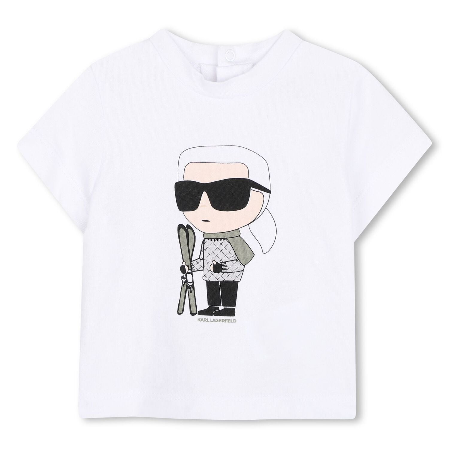 Younger Boys Green & Black Ikonik Karl Tracksuit Set, 1, hi-res