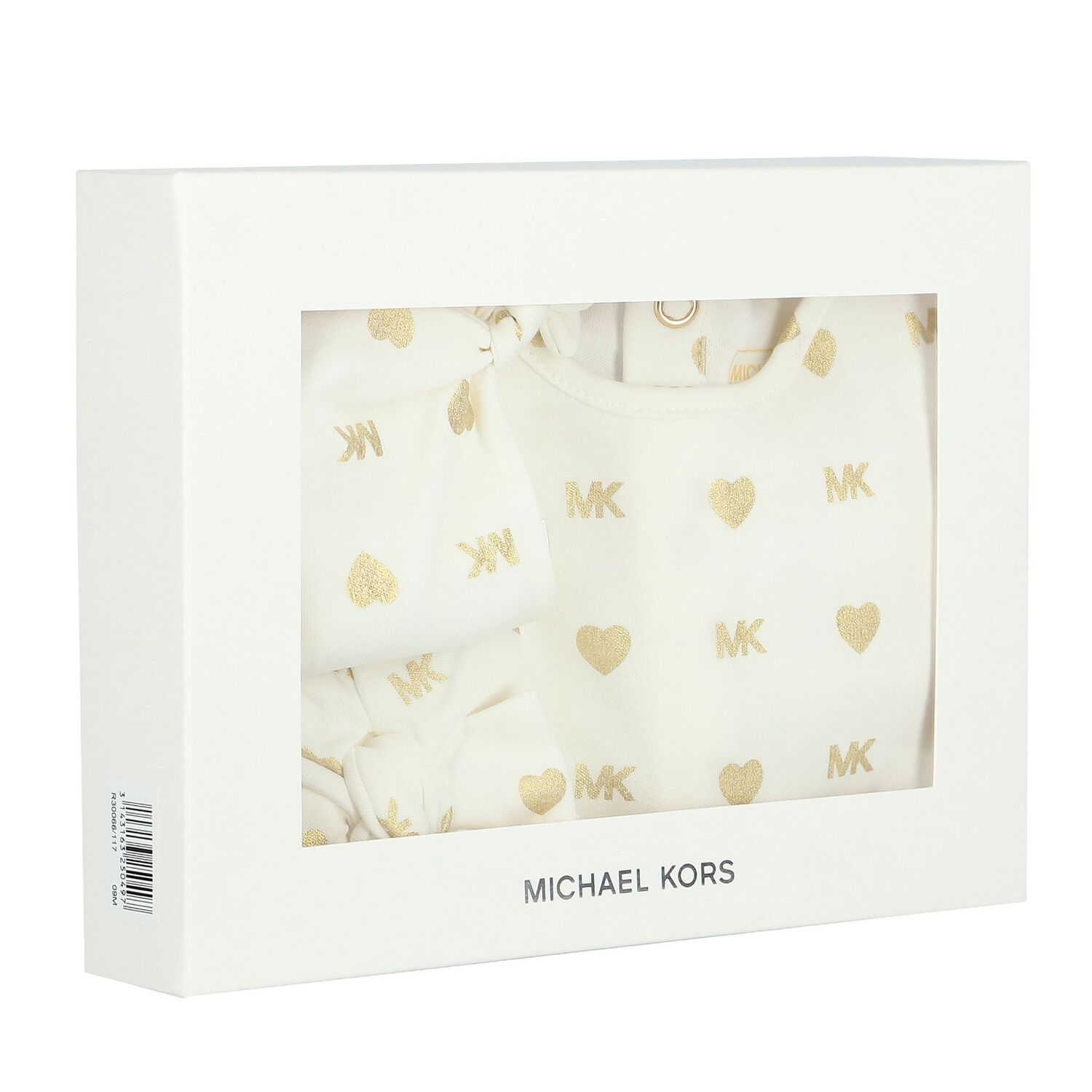 Baby Girls Ivory Logo Babygrow Gift Set, 1, hi-res image number null