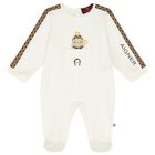 Ivory Logo Teddy Bear Babygrow, 1, hi-res