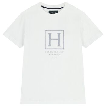 Boys White Logo T-Shirt