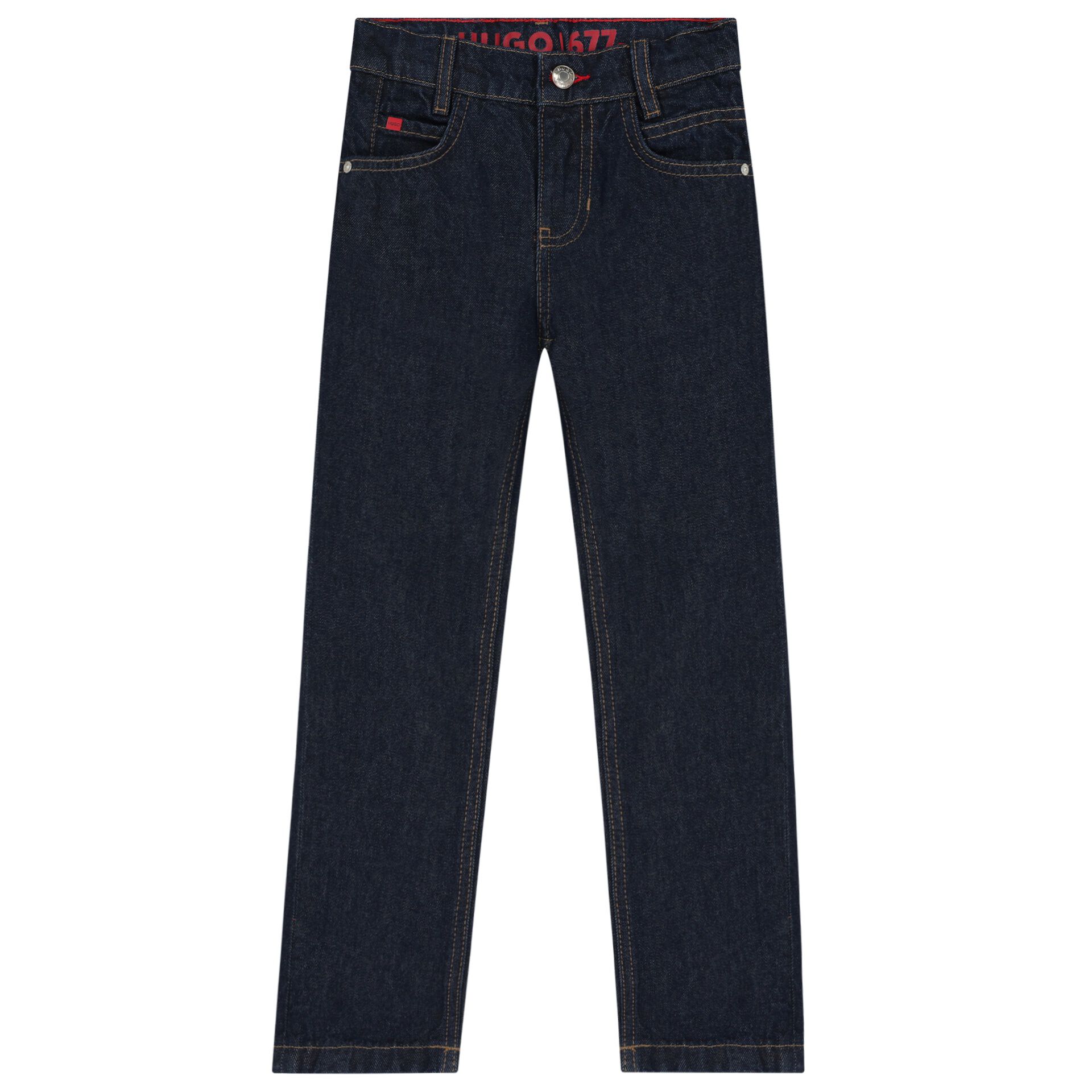 HUGO Boys Navy Blue Denim Jeans Junior Couture