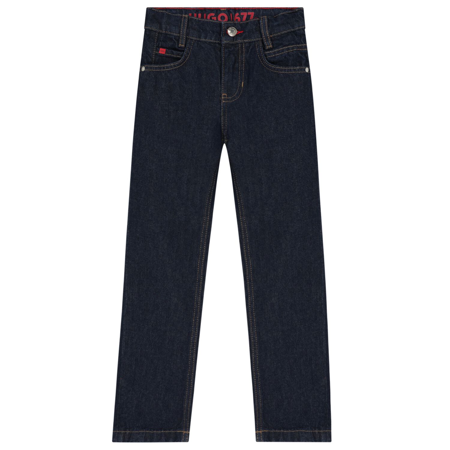 Boys Navy Blue Denim Jeans, 1, hi-res image number null