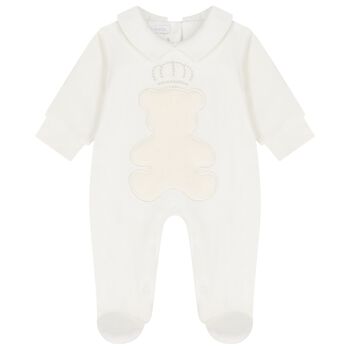 Ivory Teddy Bear Babygrow