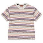 Boys Beige Zigzag T-Shirt, 1, hi-res