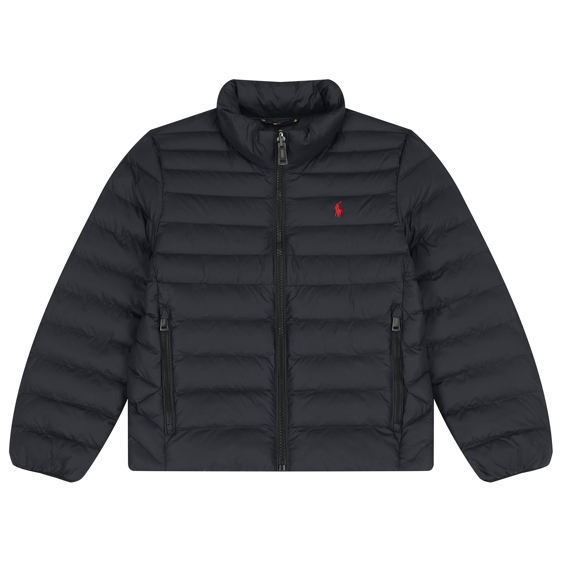 Ralph Lauren Boys Black Logo Puffer Jacket | Junior Couture USA