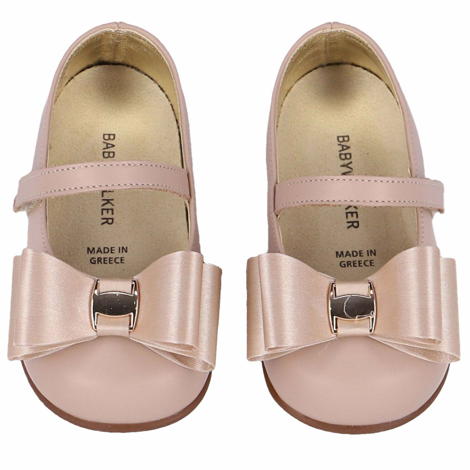 حذاء مطرز باللون البيج للبنات, 1, hi-res image number null