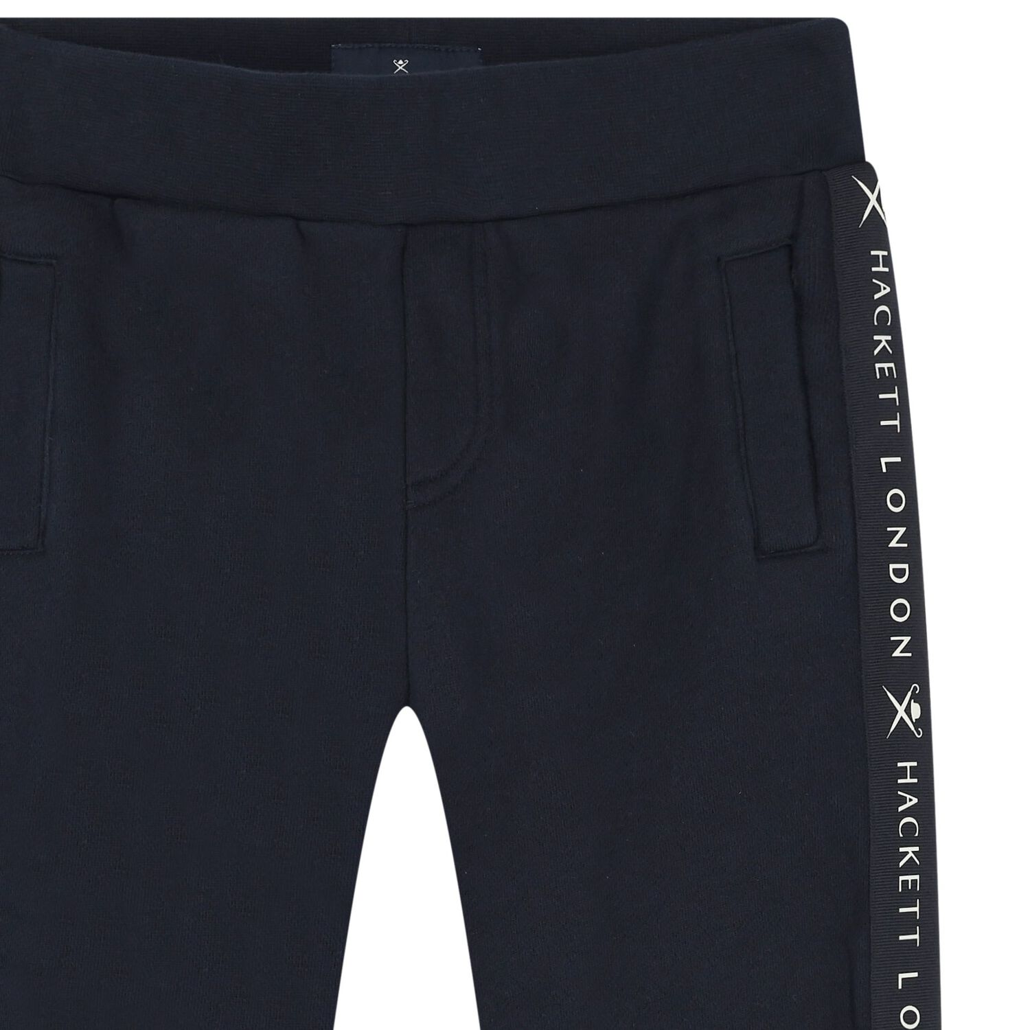 Boys Navy Blue Logo Joggers, 1, hi-res image number null