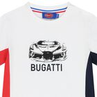 Younger Boys White Logo T-Shirt, 1, hi-res