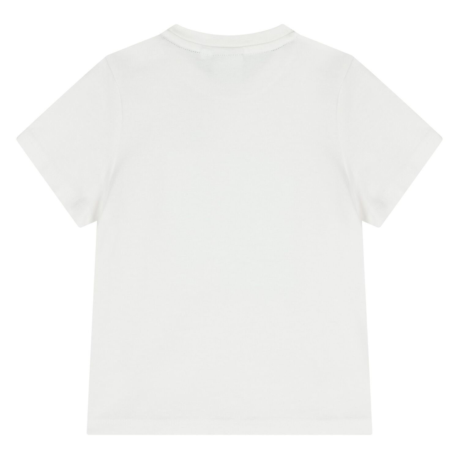 Younger Boys White Building Logo T-Shirt, 1, hi-res