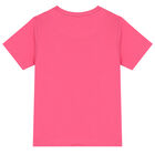 Girls Pink & Gold Logo T-Shirt, 1, hi-res