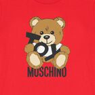 Red Teddy Bear Logo T-Shirt, 3, hi-res