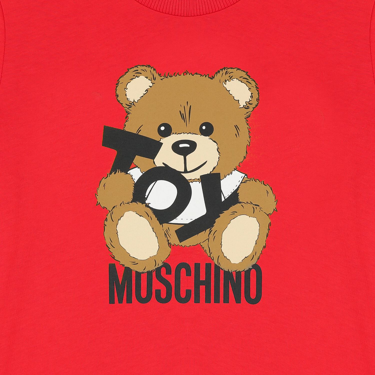Red Teddy Bear Logo T-Shirt, 3, hi-res image number null