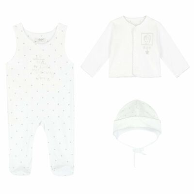 Unisex Baby White Gift Set
