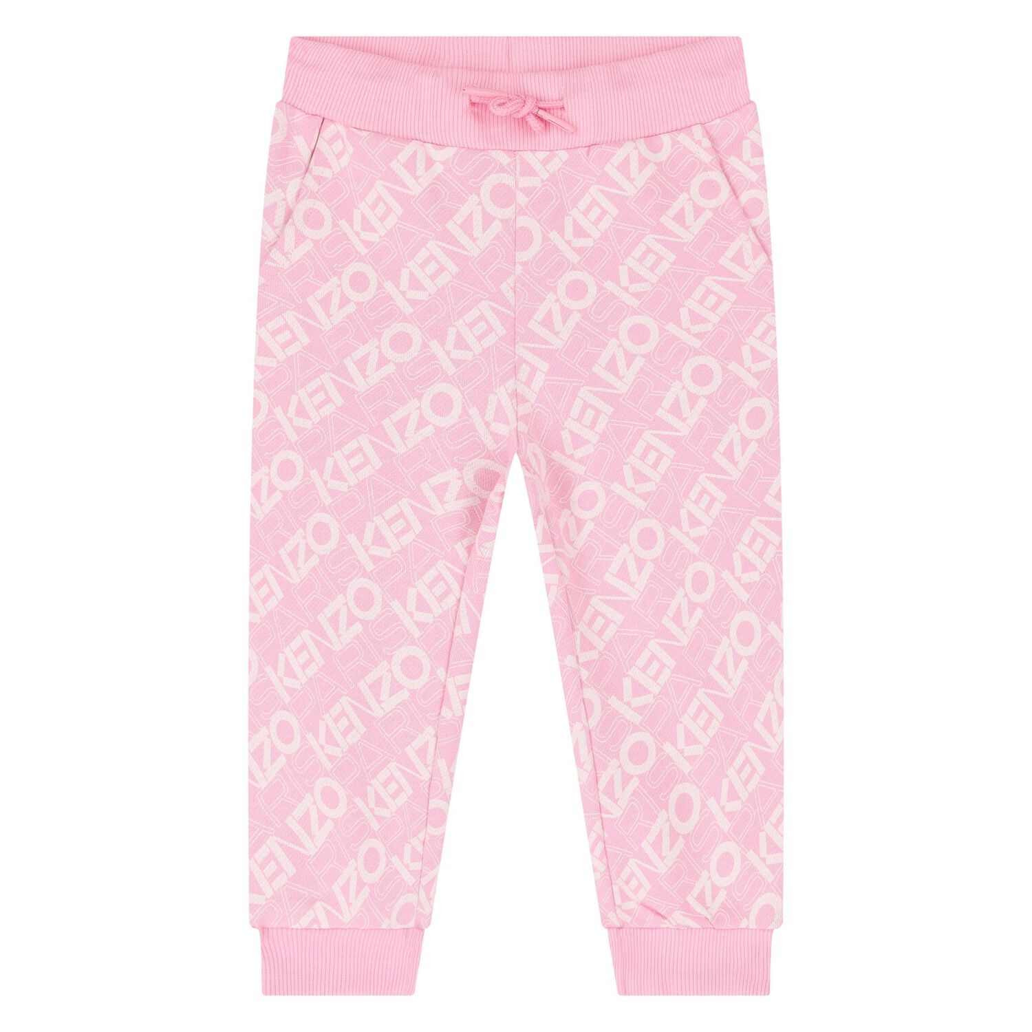 Younger Girls Pink Logo Tracksuit, 1, hi-res image number null