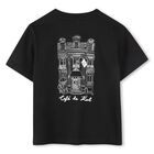Boys Black Logo T-Shirt, 1, hi-res