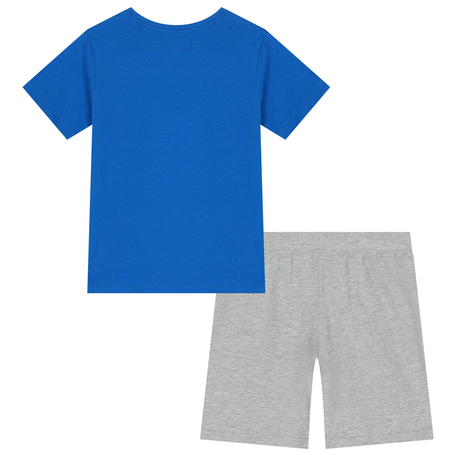 Boys Blue & Grey Shorts Set, 1, hi-res