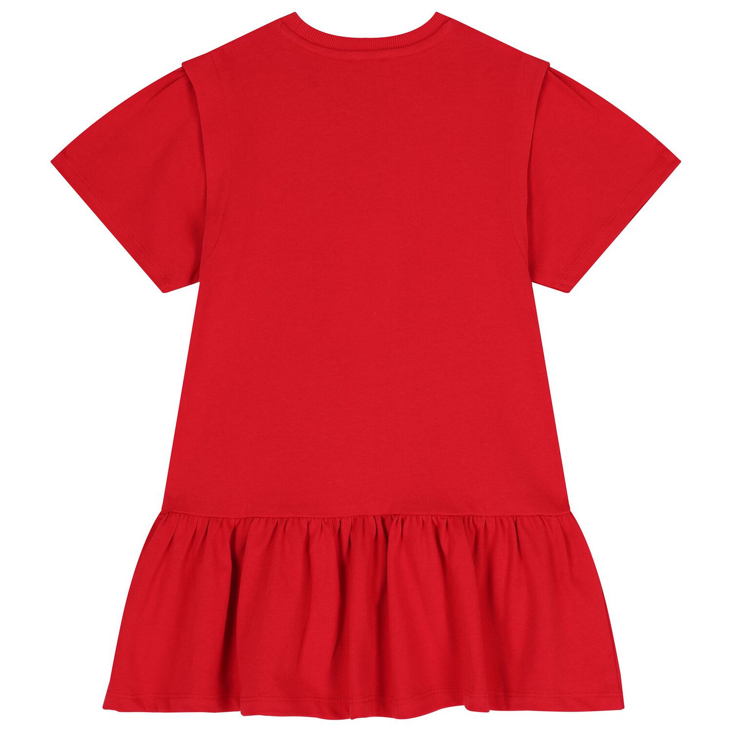 Girls Red Logo Dress, 1, hi-res