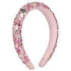 Girls Pink Embellished Headband, 1, hi-res