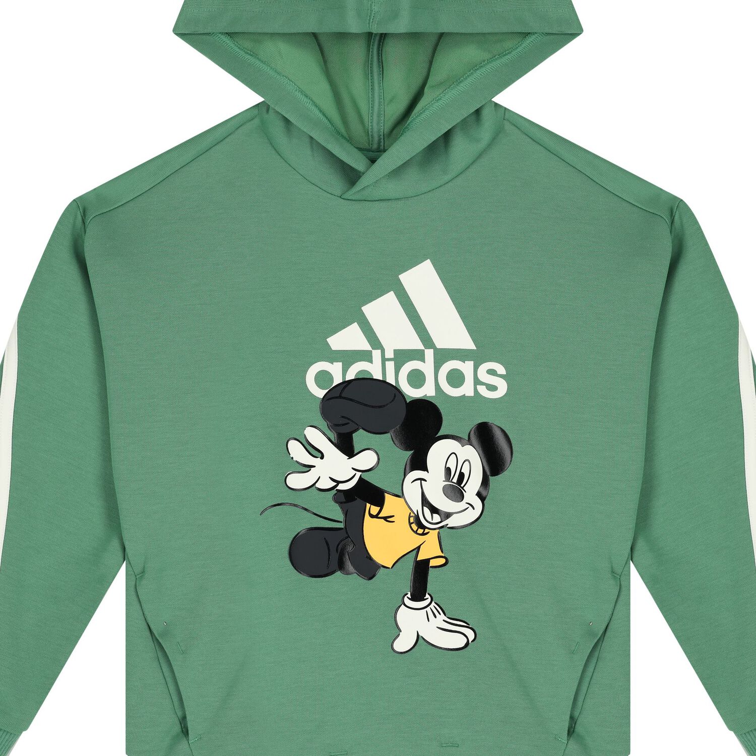 Green Mickey Mouse Logo Hooded Top, 2, hi-res image number null