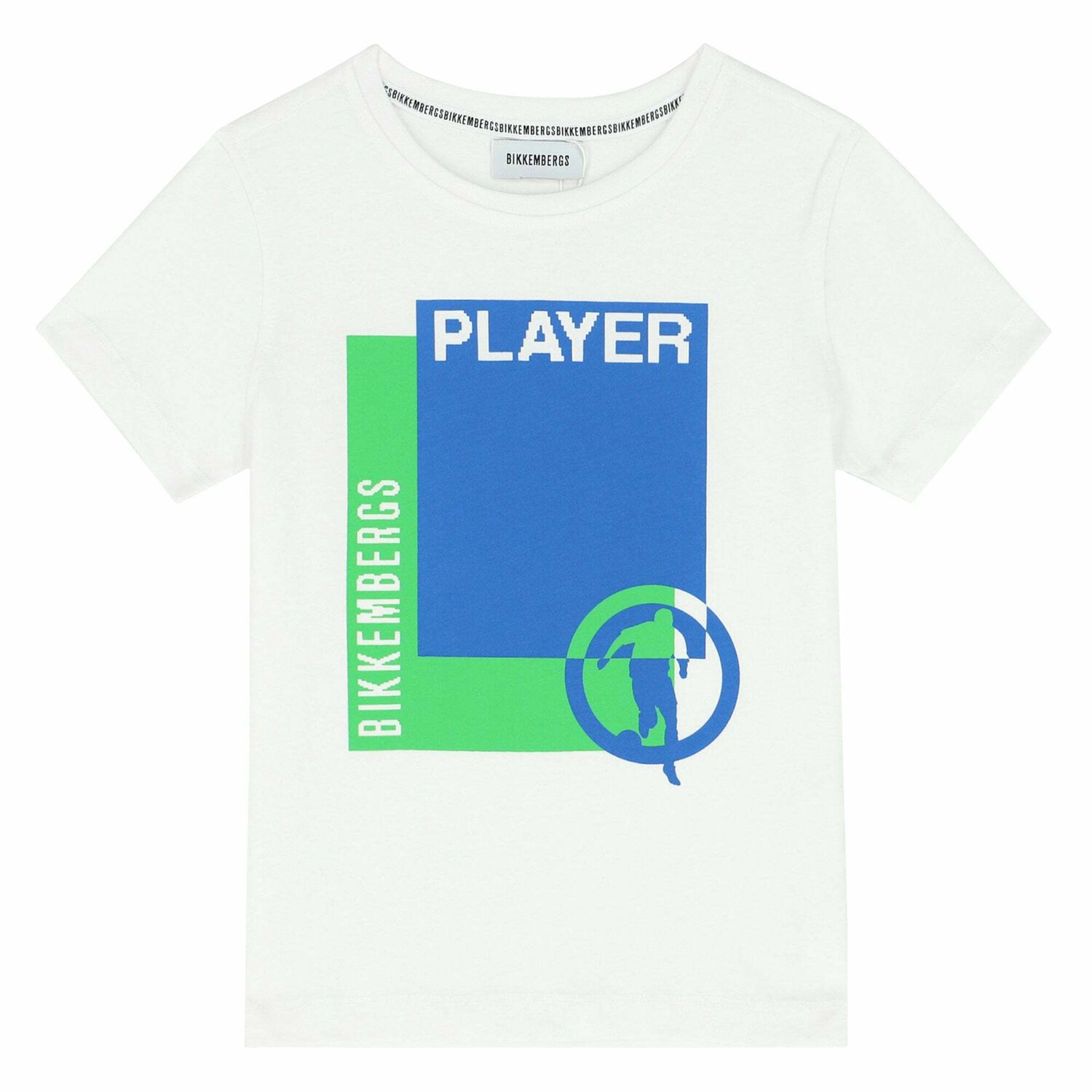 Boys White Logo T-Shirt, 1, hi-res image number null