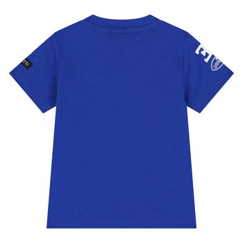 Younger Boys Blue Logo T-Shirt