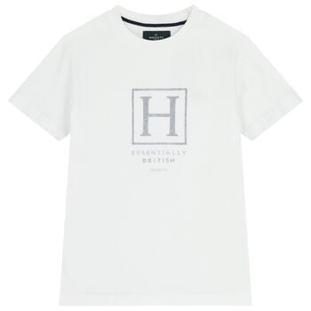 Boys White Logo T-Shirt