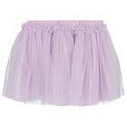 Younger Girls Ivory & Lilac Skirt Set, 2, hi-res
