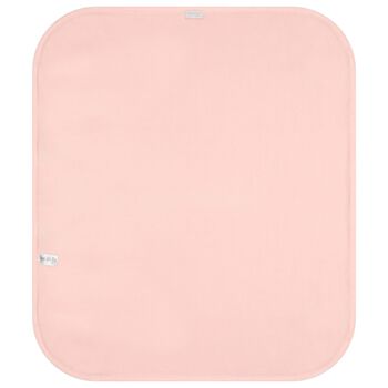 Baby Girls Ivory & Pink Logo Blanket