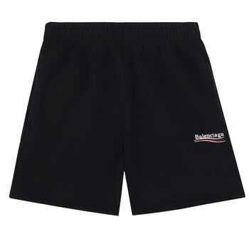 Black Logo Shorts