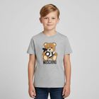 Grey Teddy Bear Logo T-Shirt, 7, hi-res
