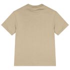Beige & Black Logo T-Shirt, 4, hi-res