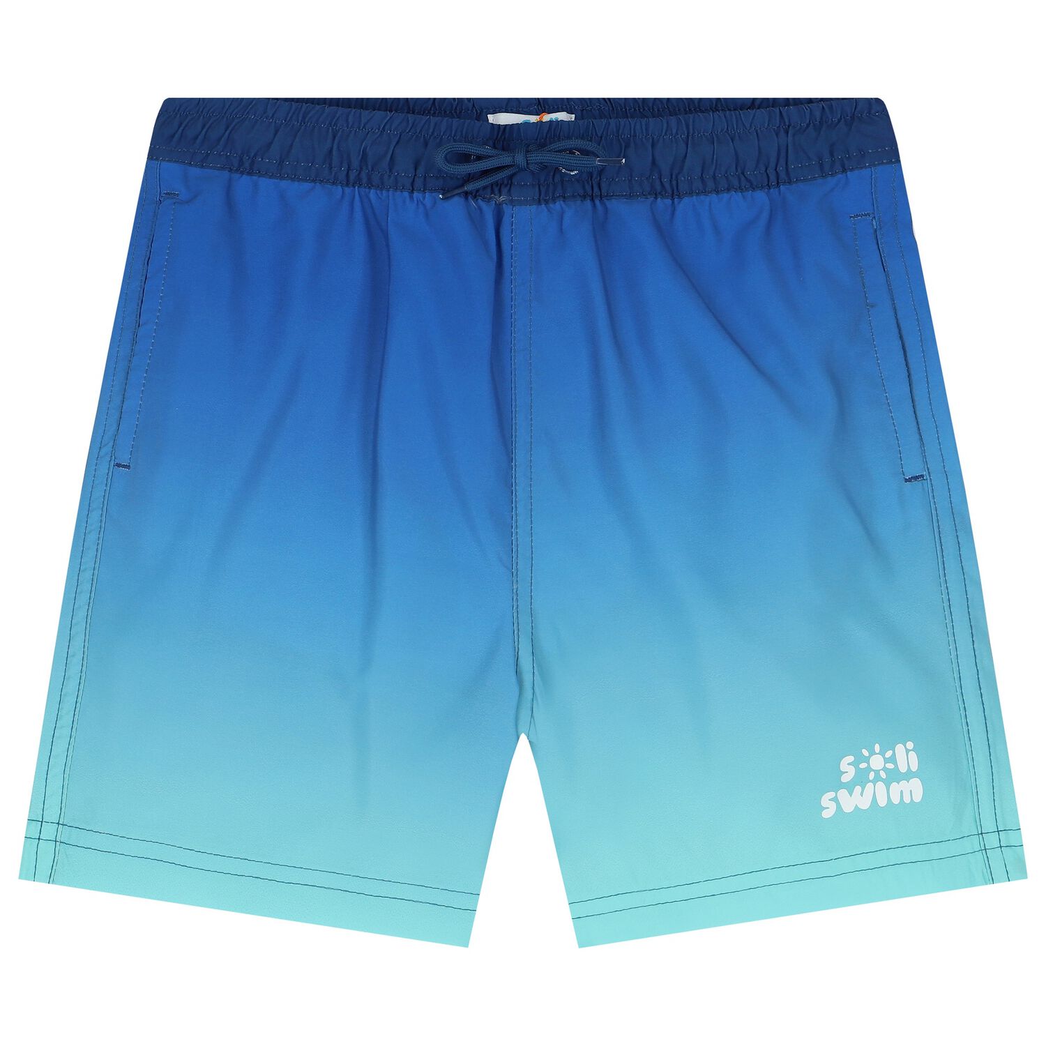 Boys Blue & Green Swim Shorts, 1, hi-res image number null