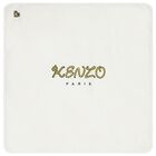 Ivory & Beige Tiger Logo Baby Blanket, 1, hi-res