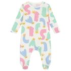 Baby Girls Ivory Shooting Stars Babygrows ( 2-Pack ), 1, hi-res