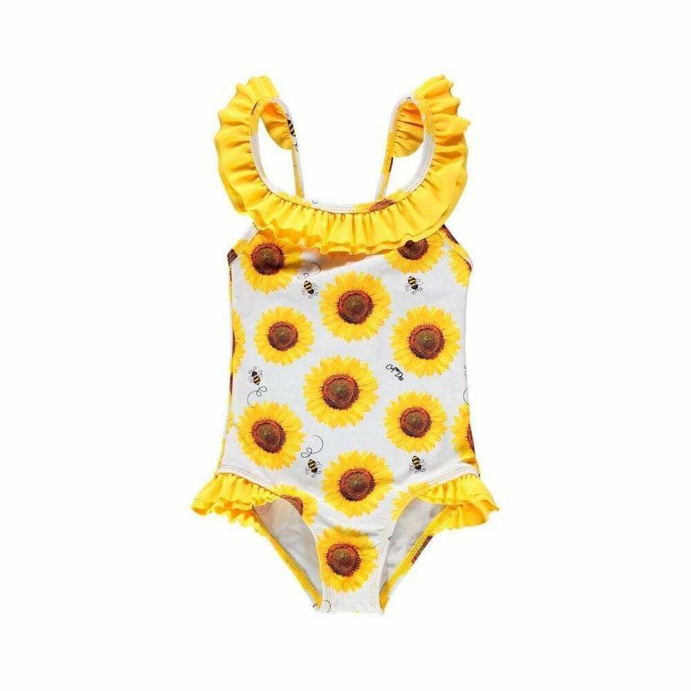 A Dee Girls Sunflower Swimsuit | Junior Couture