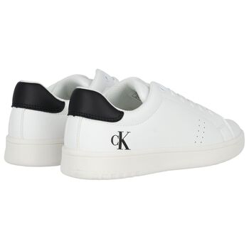 White Logo Trainers
