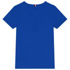 Boys Blue  Logo T-Shirt, 1, hi-res