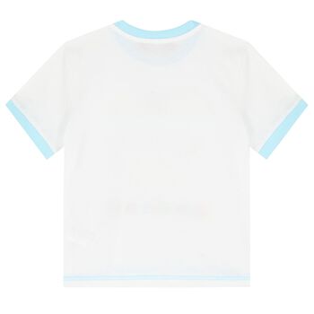 Girls White Heart T-Shirt