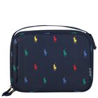 Boys Navy Blue Pony Logo Lunch Bag ( 23cm ), 2, hi-res