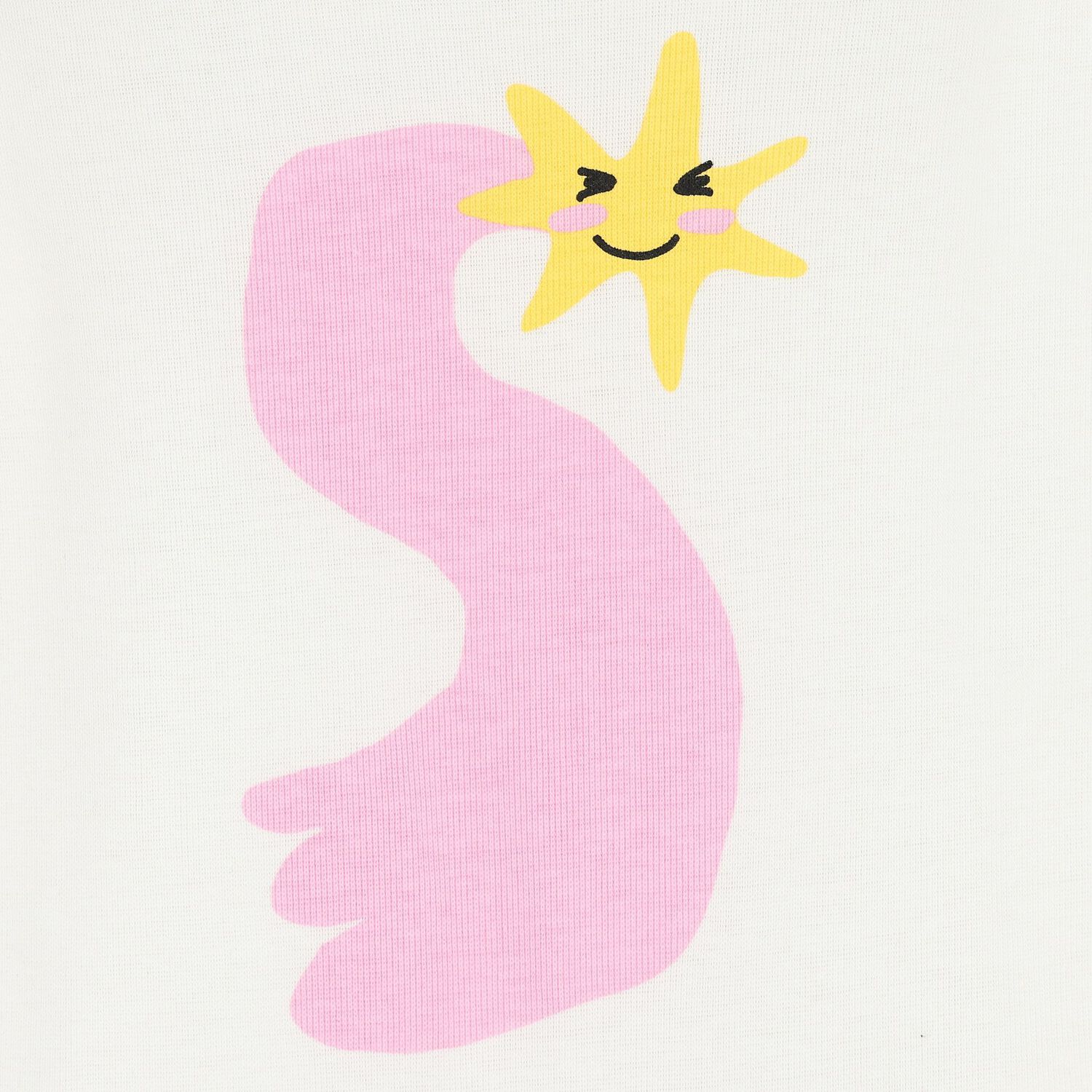 طقم بنات هدابا أفرول باللون العاجي ( قطعتان), 1, hi-res