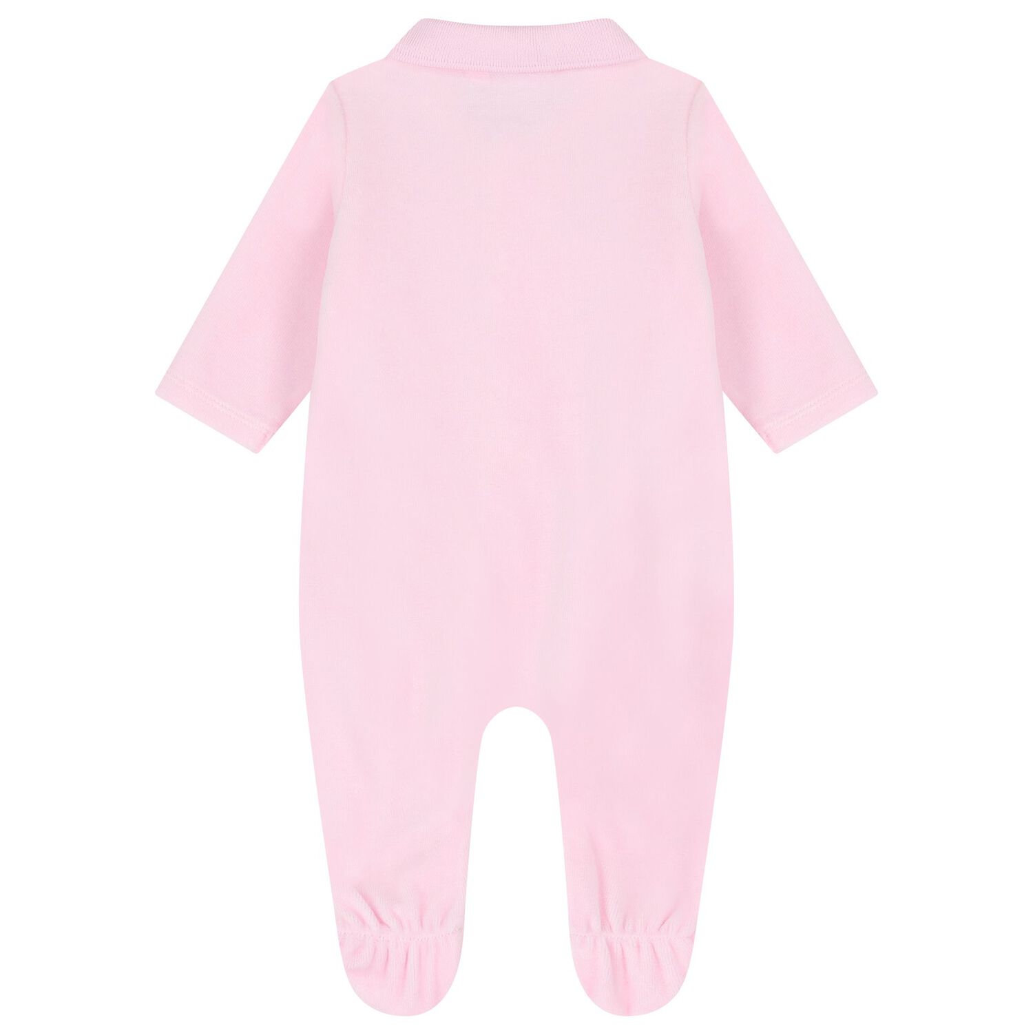 Baby Girls Pink Logo Babygrow, 1, hi-res